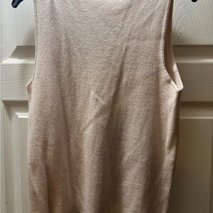 She + Sky Soft Beige Tank Top